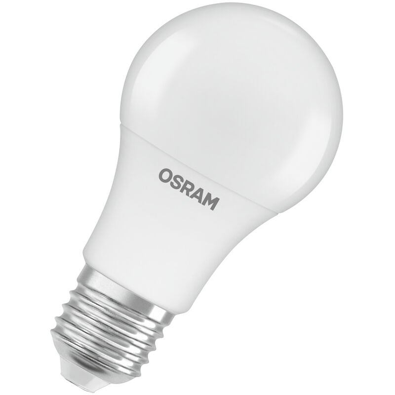 Image of Osram - LED-Lampen, klassische Kolbenform, 65 Watts Ersatz, E27, A-shape, 2700 Kelvin, Warm weiß, Matt, single Pack