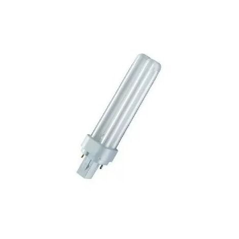 OSRAM Bombilla bajo consumo g24d-3 2-pins 26 w 1750 lm 4000 k luz dia 169 mm