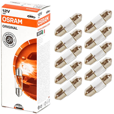 Osram 6428 Shuttle-Glühbirne SV7-8 3W - 12V