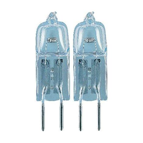 Osram – Ampoule halogène G4 5W 12V blanc chaud – Lot de 2 – Culot à ergots – Luminosité variable 50 lm – Classe G (A - G) - S45591