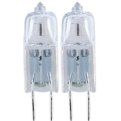 Osram – Ampoule halogène GY6.35 50W 12V blanc chaud – Intensité variable – Lot de 2 – Flux lumineux 910 lm – Classe G (A - G) - S45596