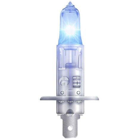 Osram – Ampoule halogène H1 55W 12V 5000K – 64150CBN – Couleur blanc froid – Lumière blanche éclatante pour feux en verre clair - W432302
