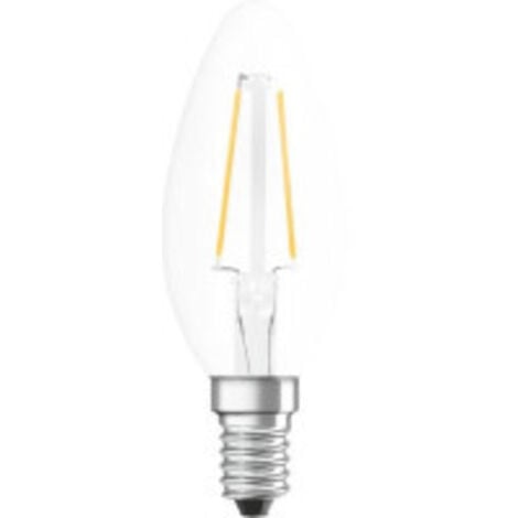 OSRAM Ampoule LED - E14 - Warm White - 2700 K - 2,50 W - remplacement pour 25-W-Incandescent bulb - clair - LED Retrofit CLASSIC B - Transparent