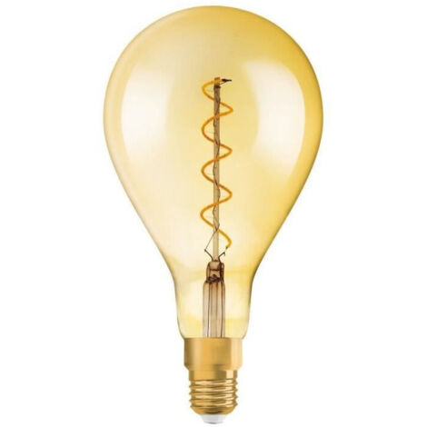 OSRAM Ampoule LED - E27 - Warm Comfort Light - 2000 K - 5 W - remplacement pour 28-W-Incandescent bulb - clair - Vintage 1906 LED DIM