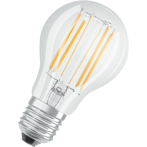 OSRAM Ampoule LED - E27 - Warm White - 2700 K - 7,50 W - remplacement pour 75-W-Incandescent bulb - clair - LED Retrofit CLASSIC A - Transparent