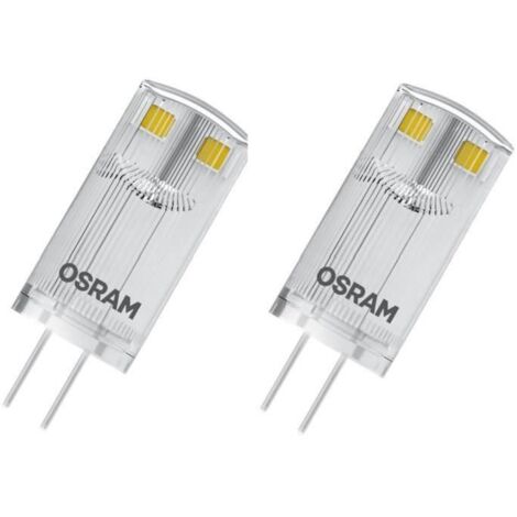 Osram – Ampoule LED G4 0.9W blanc chaud 2700K – Équivalente 10W – Longue durée de vie jusqu'à 15000h – Lumière immédiate sans temps de chauffe