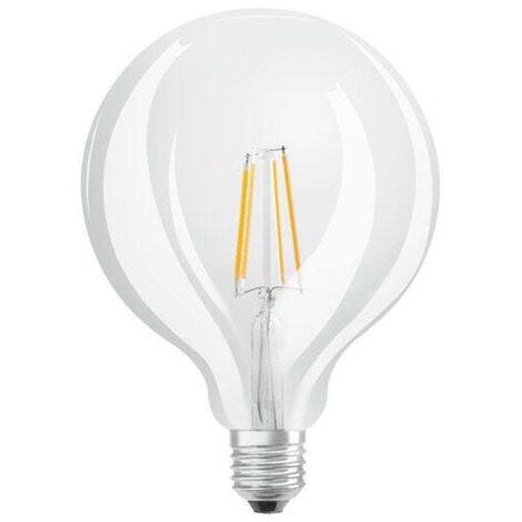 OSRAM Ampoule variable led clair globe 95 mm E27 1521 Lm 100 W blanc chaud, OSRAM