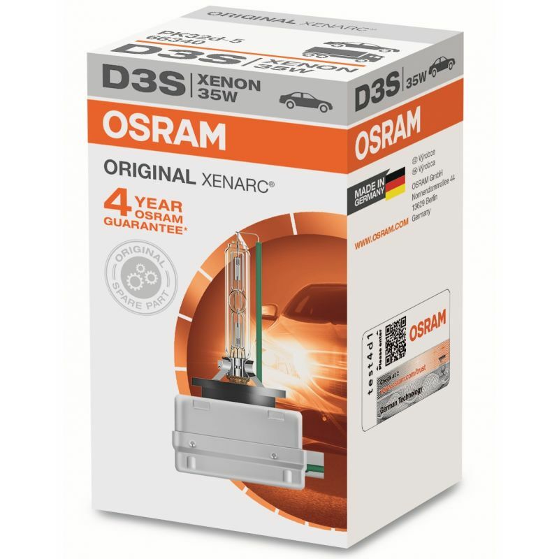 Osram - 1 Ampoule Xénon auto xenarc® original D3S 66340 - Transparent