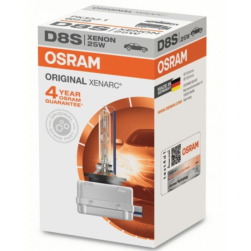 Osram - 1 Ampoule Xénon auto xenarc® original D8S 66548 - Transparent