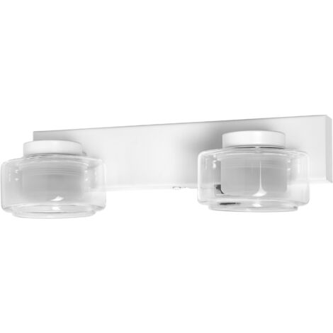 OSRAM Applique et plafonnier LED ORBIS Flame blanc 11W, 700lm, 3000/4000K, temp. réglable par interr. mural (blanc froid+chaud), protection IP44 contre les corps étrangers et les projections d’eau