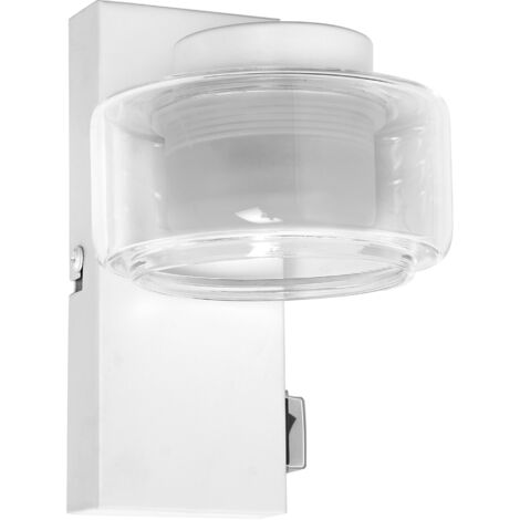 OSRAM Applique et plafonnier LED ORBIS Flame blanc 5,5W, 350lm, 3000/4000K, temp. réglable par interr. mural (blanc froid+chaud), protection IP44 contre les corps étrangers et les projections d’eau