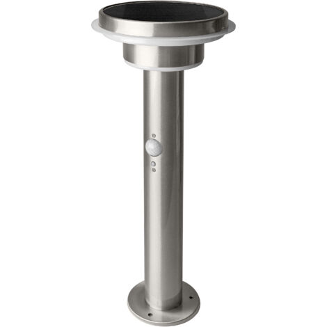 OSRAM Applique extérieure LED solaire ENDURA Style en acier inoxydable, capteur de mouvement et de lumière, 3 modes, IP44, design élégant pour terrasse et jardin