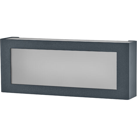 OSRAM Applique murale LED  Endura Style Nova, 10 W, blanc chaud 3 000 K, 700 lm, IP54, aluminium gris foncé, 3 voies
