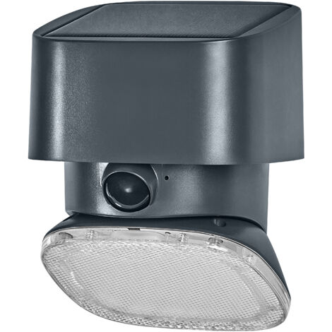 OSRAM Applique murale LED solaire  Endura Style Turn, 10,3 W, blanc chaud 3 000 K, 890 lm, capteur PIR, IP54, 140 jours