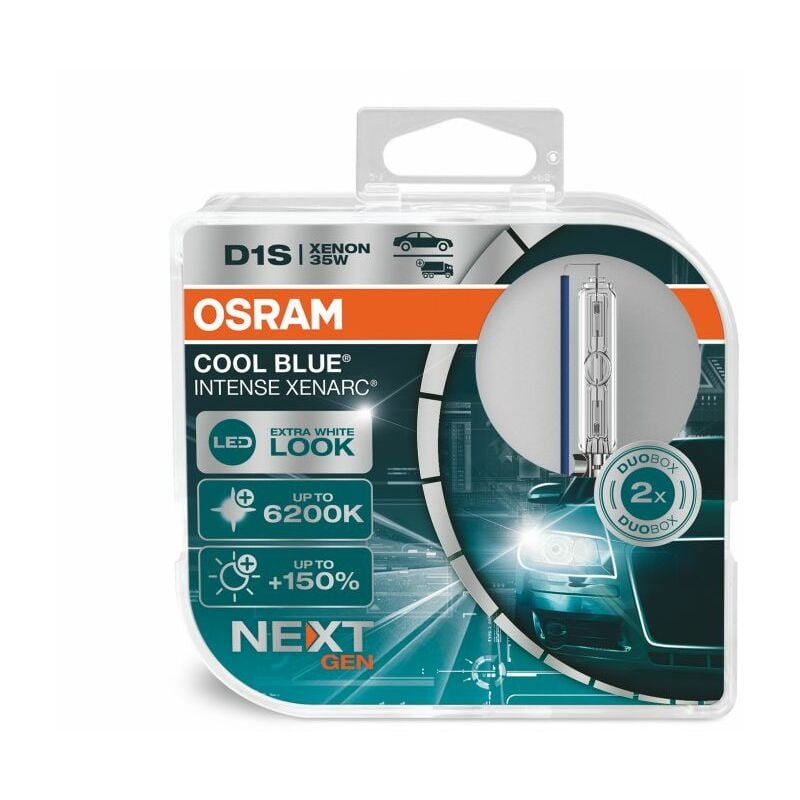 Osram - Kit 2 Ampoules Xénon auto xenarc® cool blue® intense D1S NextGen 66140CBN-HCB - Transparent