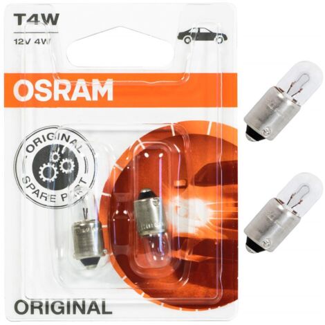 Osram Automotive 3893-02E Signal Leuchtmittel Original Line T4W 4 W 12 V