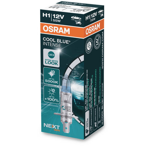 Osram Automotive 64150CBN Halogen Leuchtmittel COOL BLUE® INTENSE H1 55 W 12 V