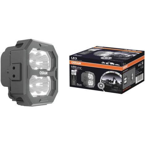 Osram Automotive Arbeitsscheinwerfer 12 V, 24 V LEDriving® Cube PX4500 Spot LEDPWL 112-SP Breites Fe