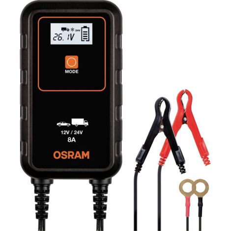 Osram Automotive OEBCS908 4052899620544 Chargeur automatique 12 V, 24 V 4 A, 8 A 4 A, 8 A Y945902