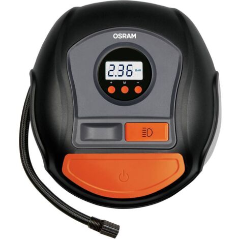 Osram Automotive OTI450 Compressore adattatore 12V per funzionamento via cavo, Display digitale, vano alloggiamento cav