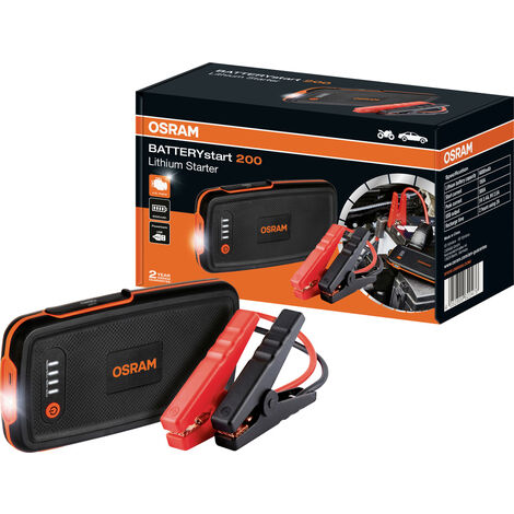 Osram Automotive Schnellstartsystem BATTERYstart 200 OBSL200 Starthilfestrom (12 V)=150 A  USB-Steck