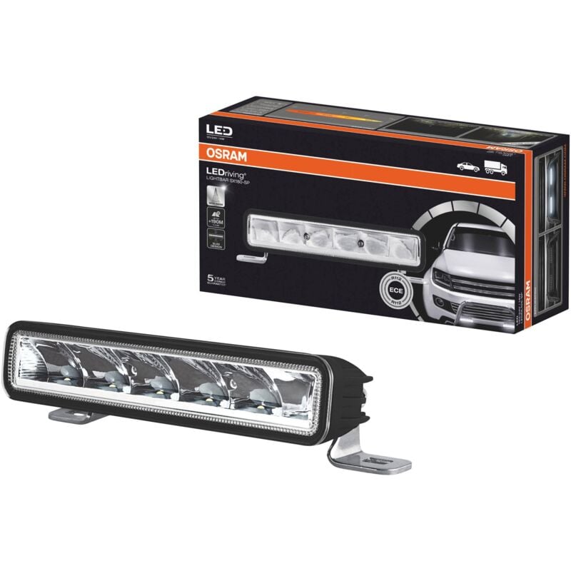 Feu de route LEDDL105-SP LEDriving Lightbar SX180-SP led avant (l x h x p) 182 x 63.5 x 50 mm noir - Osram