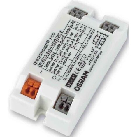 OSRAM BETRIEBSGERÄTE Elektronischer Trafo QT-ECO 2x5-11 S