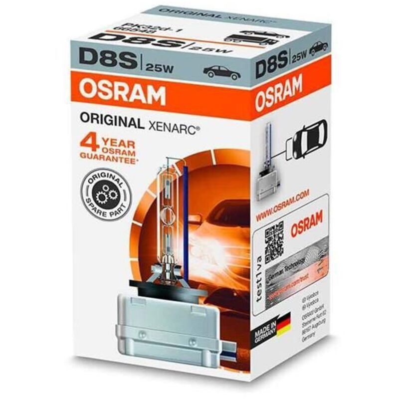 Bombilla de xenón OSRAM XENARC ORIGINAL D8S