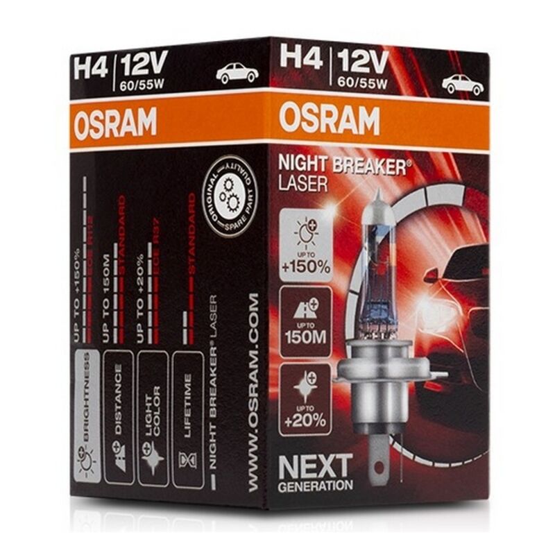 

Osram Bombilla para Automóvil Osram 64193NL H4 12V 60/55W 3900K