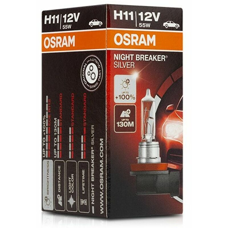 

Osram Bombilla para Automóvil Osram 64211NBS H11 12V 55W 3200K