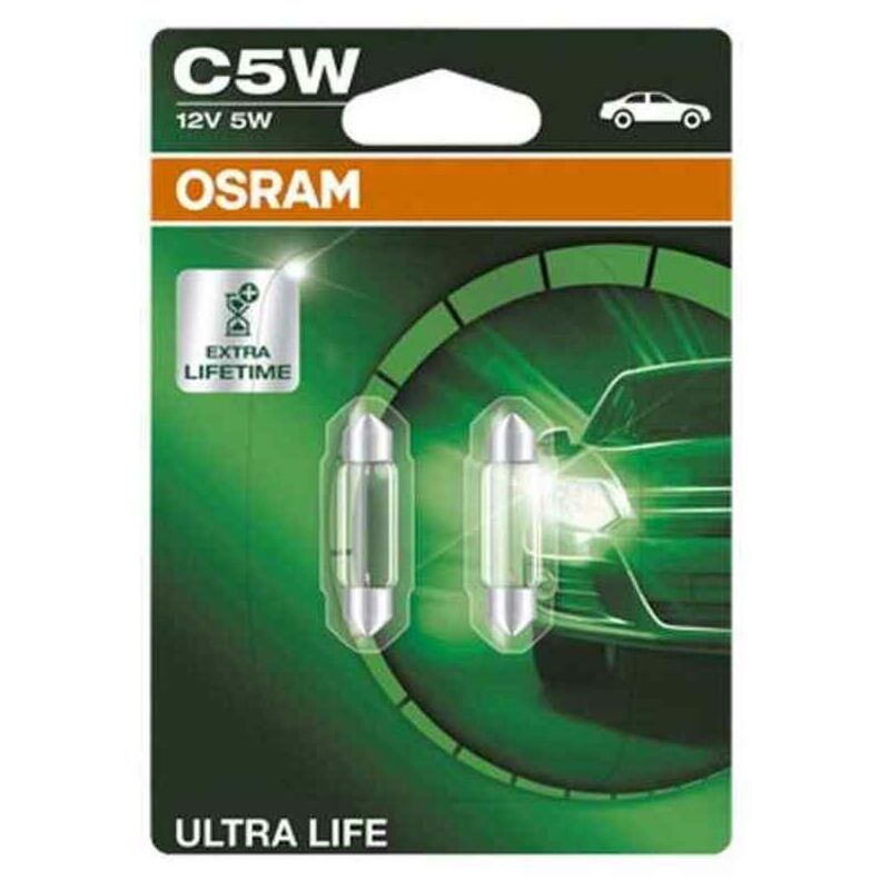 

Bombilla para Automóvil OS6418ULT-02B Ultralife C5W 12V 5W - Osram