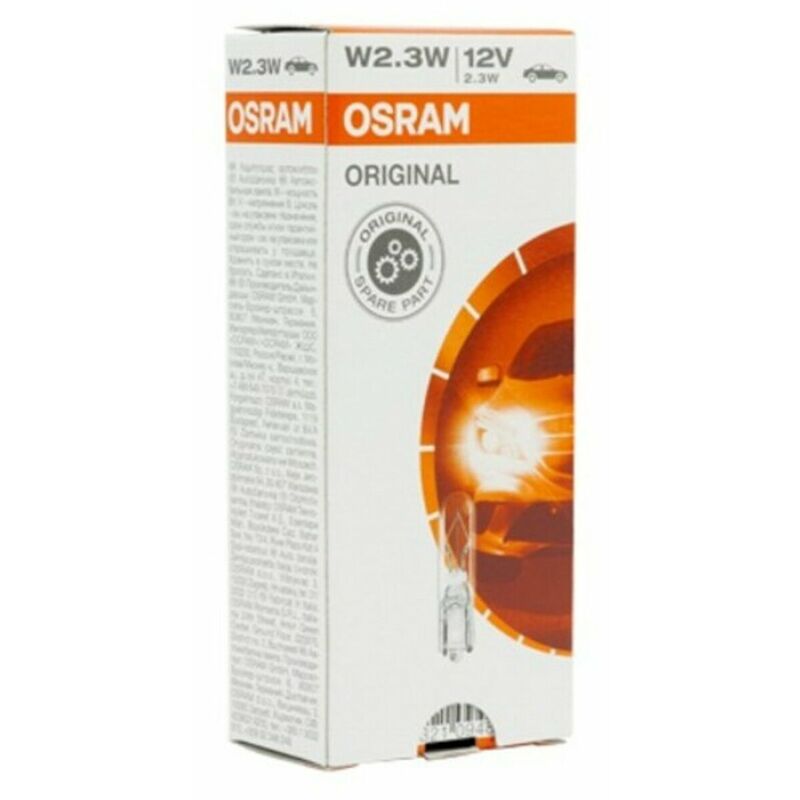 

Bombilla para Automóvil W2,3W (10 pcs) - Osram