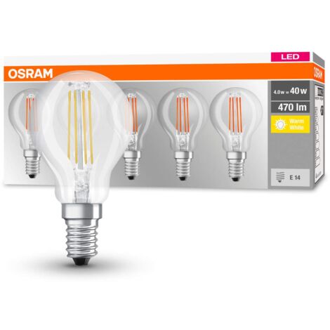 Osram Classic lampada LED 4 W E14 A++