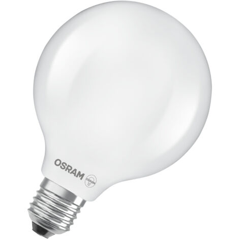 OSRAM dalla classica forma a lampadina, con filamento LED decorativo dal design satinato, classe di efficienza energetica A, E27, 11,6 W, 2452 lm, 4000 K, bianco freddo. luce immediata al 100%.
