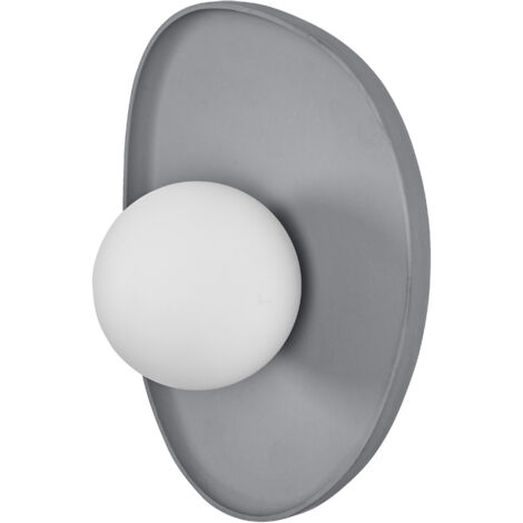OSRAM Decor Nest Applique murale décorative en béton, avec culot enfichable G9, IP20, gris