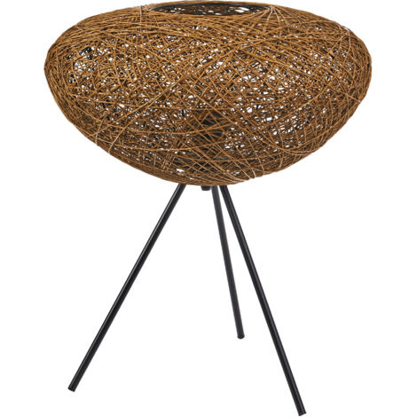 OSRAM Decor Paper Drop Table Lampe à poser décorative en papier et métal, 395 mm, avec culot E27, IP20, beige