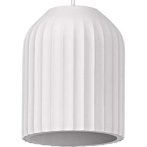 OSRAM Decor Plaster Routes Suspension décorative en plâtre, 150 mm, avec culot E27, IP20, blanc