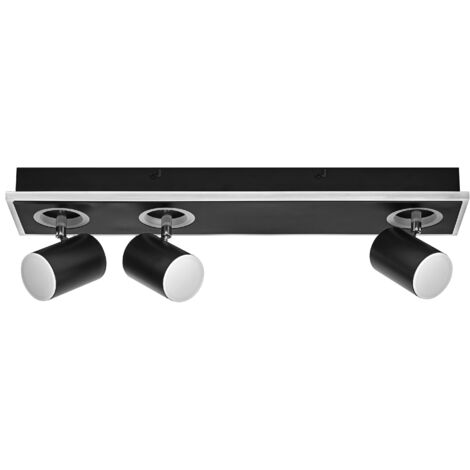 OSRAM DECOR SPOT MARS, 41W, 1 425lm, noir, spot, têtes réglables, utilisation polyvalente, spot d’intérieur, ton blanc chaud, finition supérieure, montage facile