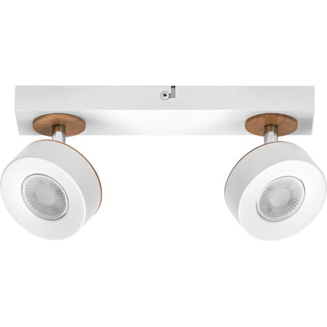 OSRAM DECOR SPOT PLUTO, 9,6W, 615lm, blanc, spot, têtes réglables, utilisation polyvalente, spot d’intérieur, ton blanc chaud, finition supérieure, montage facile