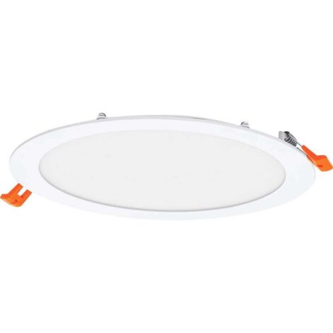 OSRAM Downlight Slim 225mm, spot encastrable LED, 22W, blanc neutre 4000K, 2000 lumens, design fin, IP20, installation facile pour salons et cuisines
