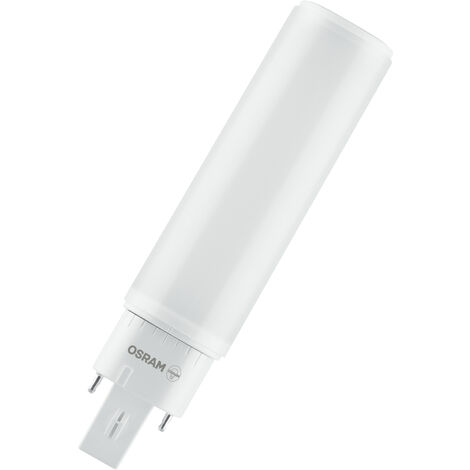 OSRAM DULUX D 18 LED-Lampe für G24D-2 Sockel, 7 Watt, 700 Lumen, Kaltweiß (4000K), rotierbar, Ersatz für herkömmliches 18W-Dulux Leuchtmittel