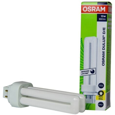 Osram DULUX-D/E-13-830 Bulb G24q-1 DULUX D/E 13w 900lm 3000K /830 - 4pins