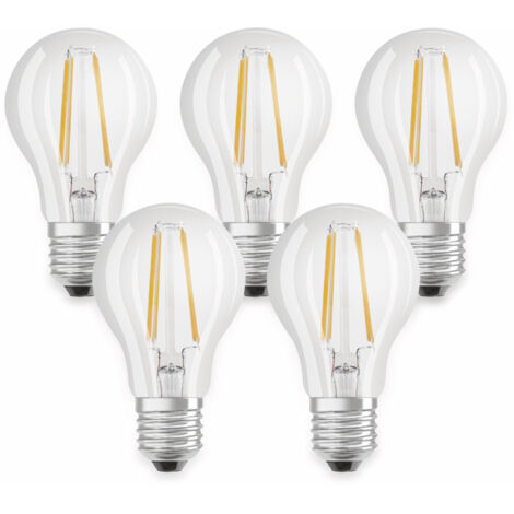 OSRAM HOMELIGHTING 4058075090569 LED EEK E (A - G) E27 Glühlampenform 6.5 W = 60 W Warmweiß (Ø x L)