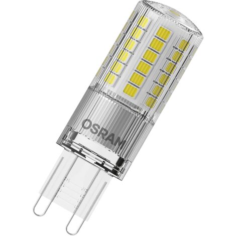 OSRAM HOMELIGHTING 4058075432451 LED CEE E (A - G) G9 forme de cône 4.5 W = 50 W blanc chaud (Ø x L) 17 mm x 55 mm 1 pc(s) A675232