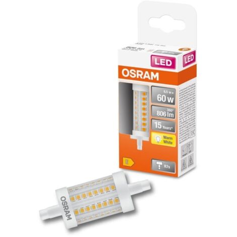 OSRAM HOMELIGHTING 4058075432598 LED EEK E (A - G) R7s Kolbenform 7.3 W = 60 W Warmweiß (Ø x L) 29 m