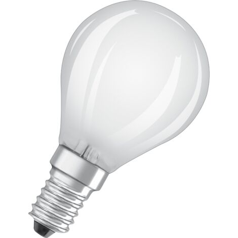 OSRAM HOMELIGHTING 4058075435186 LED CEE E (A - G) E14 forme de poire 4 W = 40 W blanc neutre (Ø x L) 45 mm x 77 mm 1 pc(s) A679472