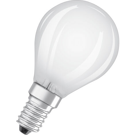 OSRAM HOMELIGHTING 4058075437081 LED EEK E (A - G) E14 Globeform 4 W = 40 W Kaltweiß (Ø x L) 45 mm x