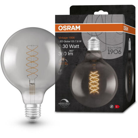 OSRAM HOMELIGHTING 4058075761254 LED EEK G (A - G) E27 Globeform 7.8 W = 30 W Warmweiß (Ø x H) 124 m