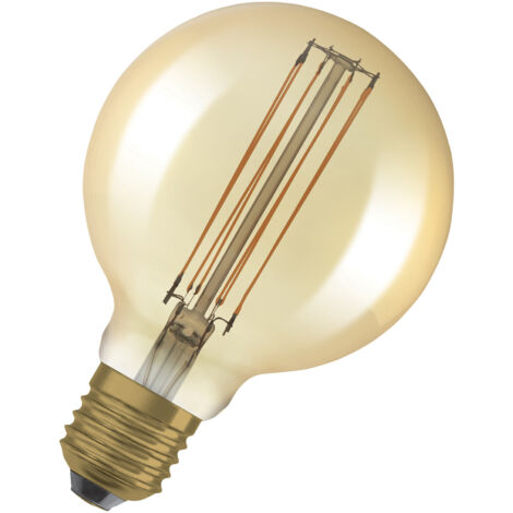 OSRAM HOMELIGHTING 4058075761759 LED CEE G (A - G) E27 forme de globe 5.8 W = 40 W blanc chaud (Ø x H) 95 mm x 95 mm 1 pc(s) X563742