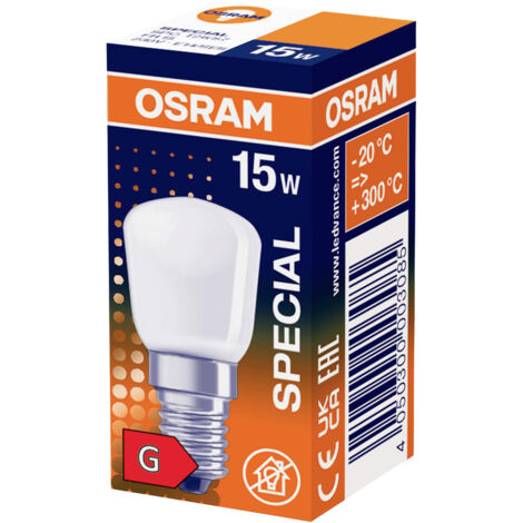 OSRAM HOMELIGHTING Backofenlampe EEK: G (A - G) 57 mm 230 V E14 15 W  Spezialform  1 St.